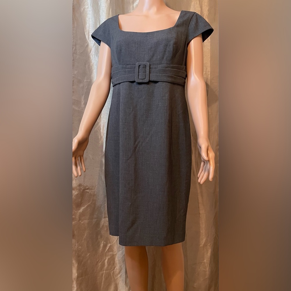 Evan Picone-Gray Dress